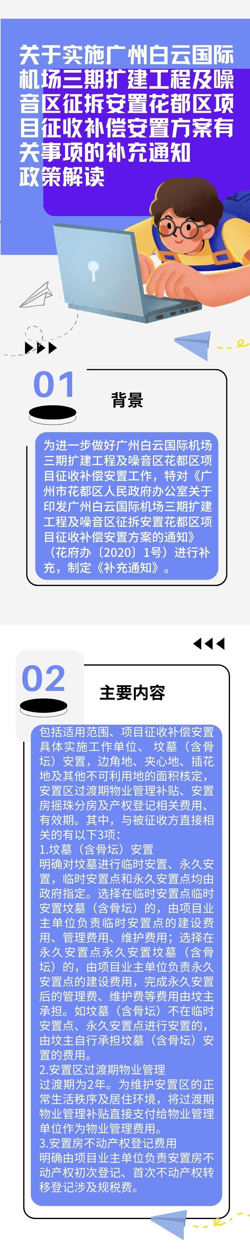 《关于实施广州白云国际机场三期扩建工程及噪音区征拆安置澳门金沙娱乐城官网区项目征收补偿安置方案有关事项的补充通知》的图文解读.jpg
