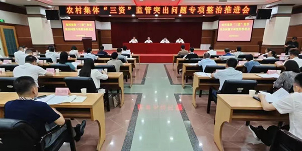 澳门金沙娱乐城官网
区召开农村集体“三资”监管突出问题专项整治推进会  守好群众“钱袋子”
