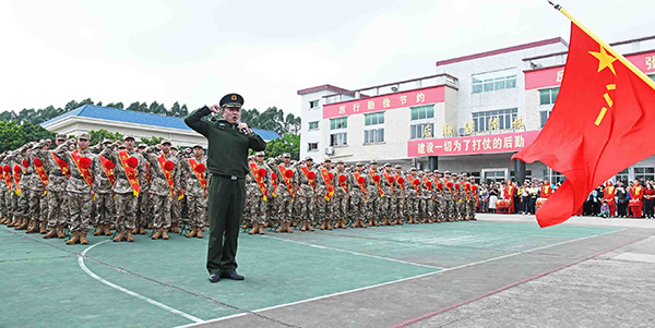 145名澳门金沙娱乐城官网
优秀青年光荣入伍